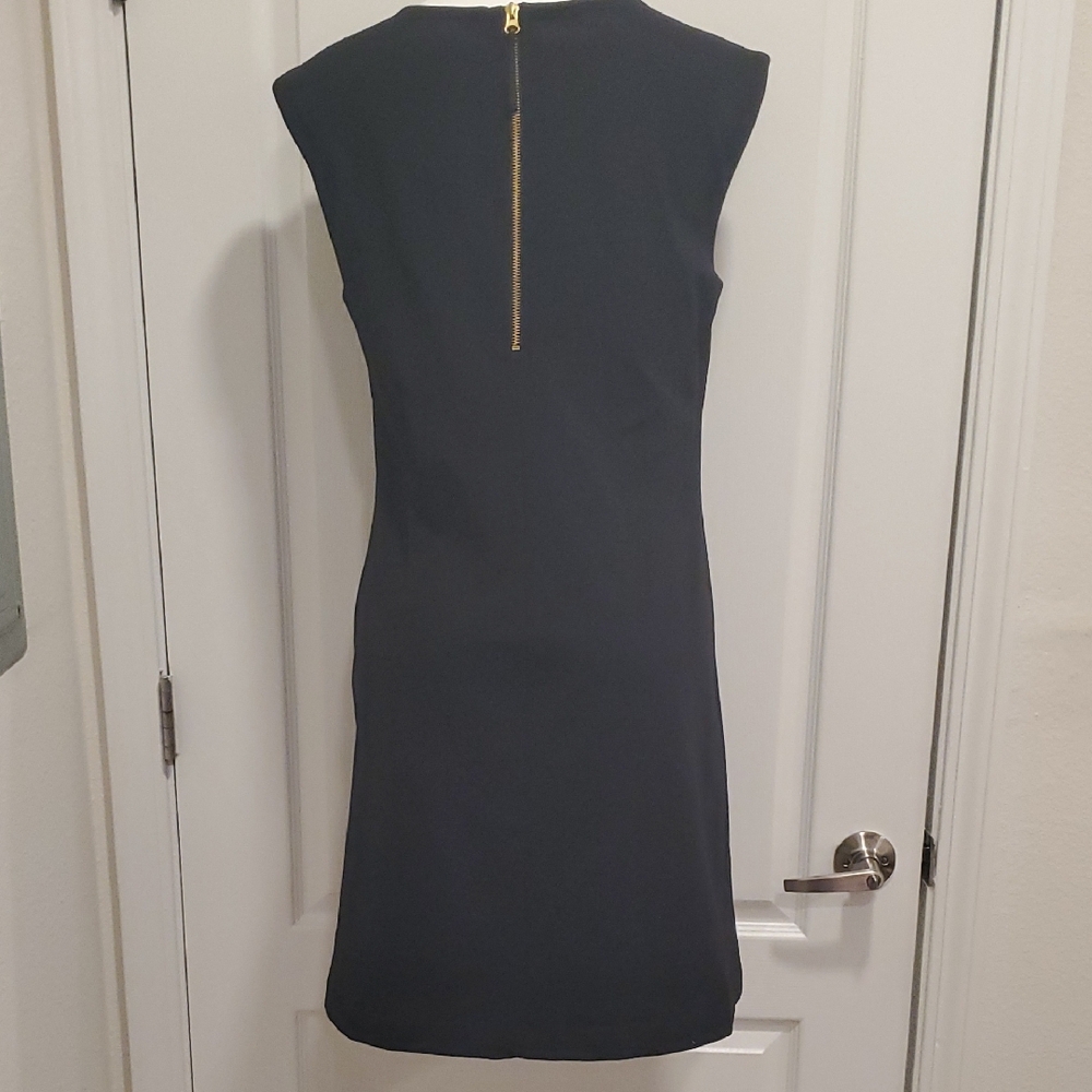 Donna Ricco Black Sleeveless Shift Mini Dress - Picture 3 of 4